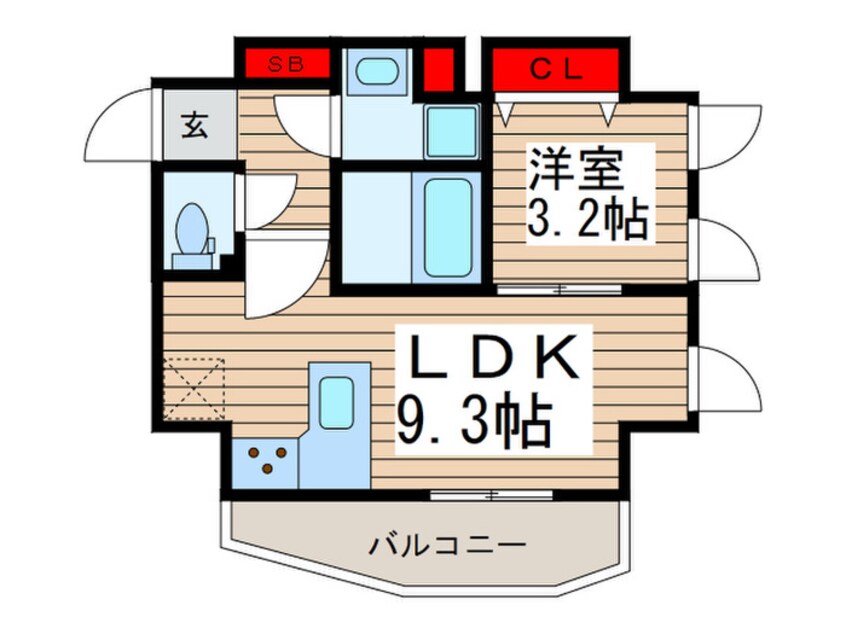 間取図 オーキッドレジデンス三ノ輪