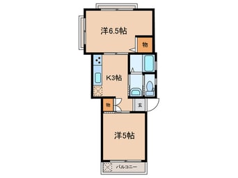間取図 大洋奥沢マンション(201)