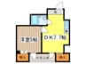 スターアークⅡ 1DKの間取り