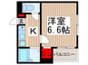 ペグハウス柏中央 1Kの間取り