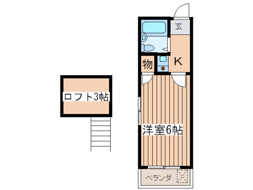 間取図 シャトレ－座間