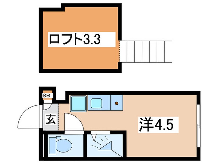 間取り図 ハーモニーテラス池袋本町