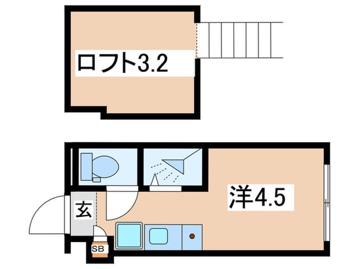 間取り図 ハーモニーテラス池袋本町