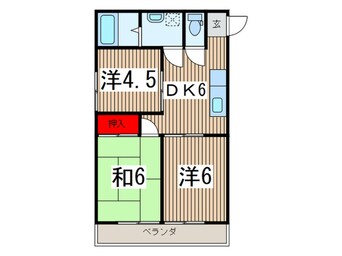 間取図 みちハウス  Ａ棟