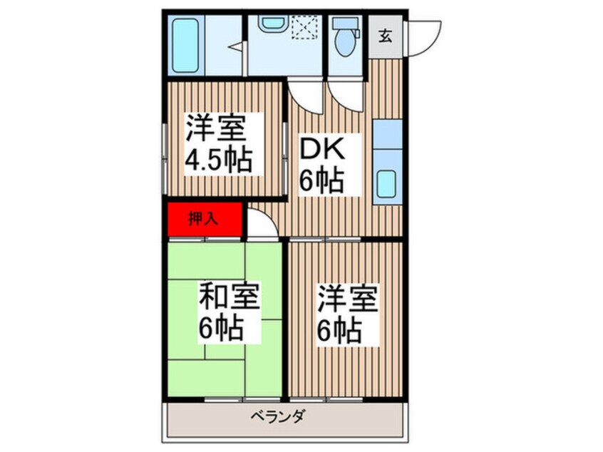 間取図 みちハウス  Ａ棟