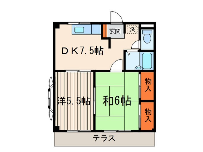 間取り図 メゾンド　リックス