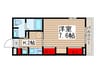リブリ･滝台 1Kの間取り