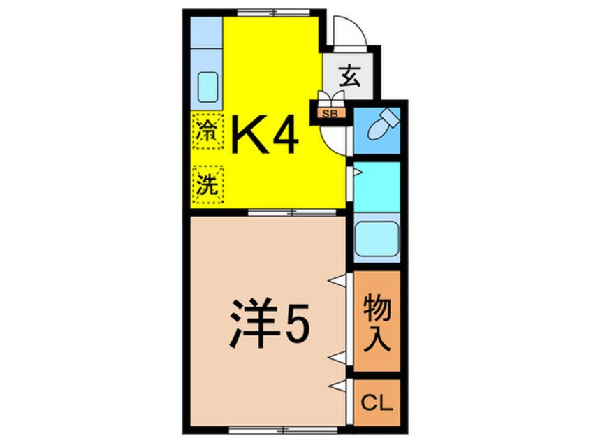 間取図 サンロイヤル大岡山