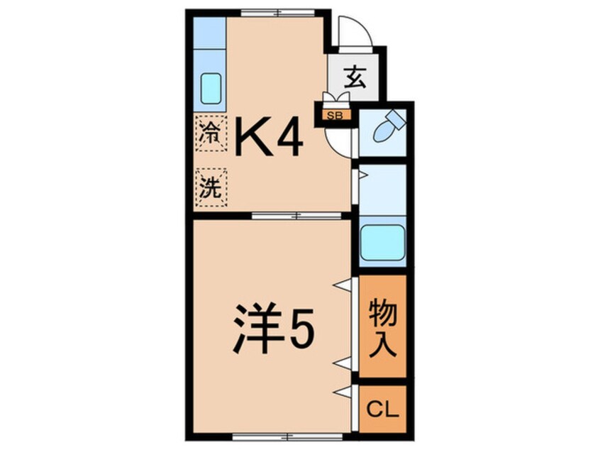 間取図 サンロイヤル大岡山