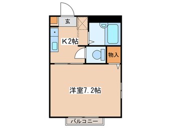 間取図 ディアス城山A