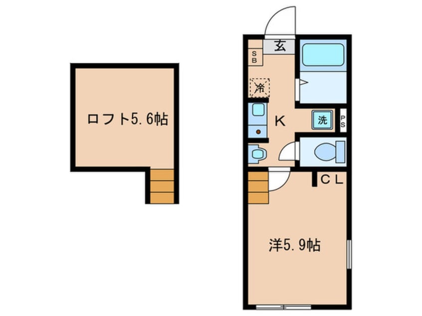 間取図 レコレット川崎