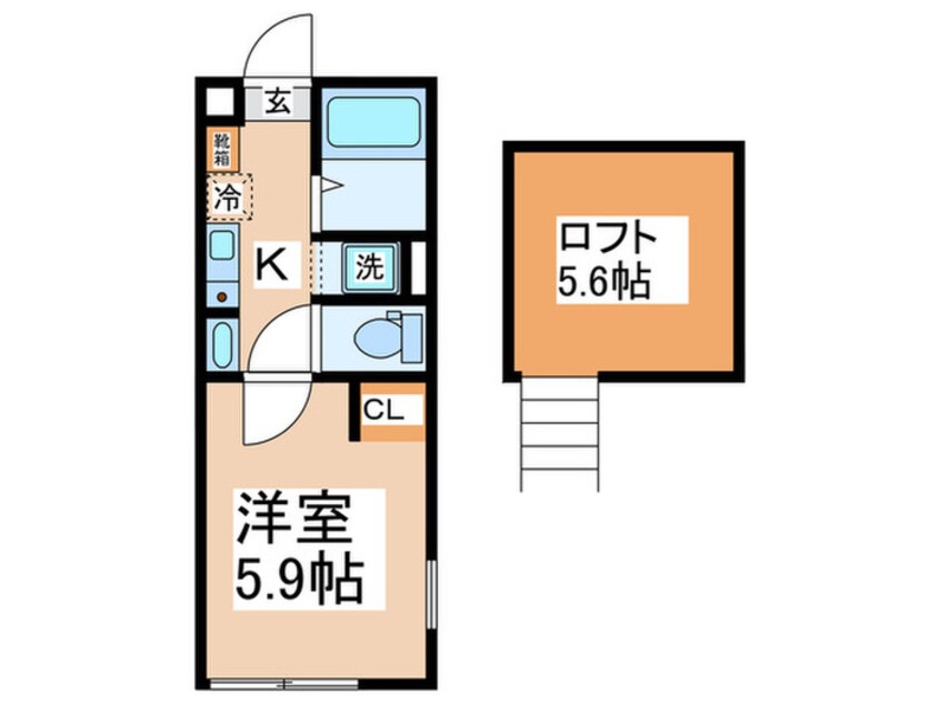 間取図 レコレット川崎