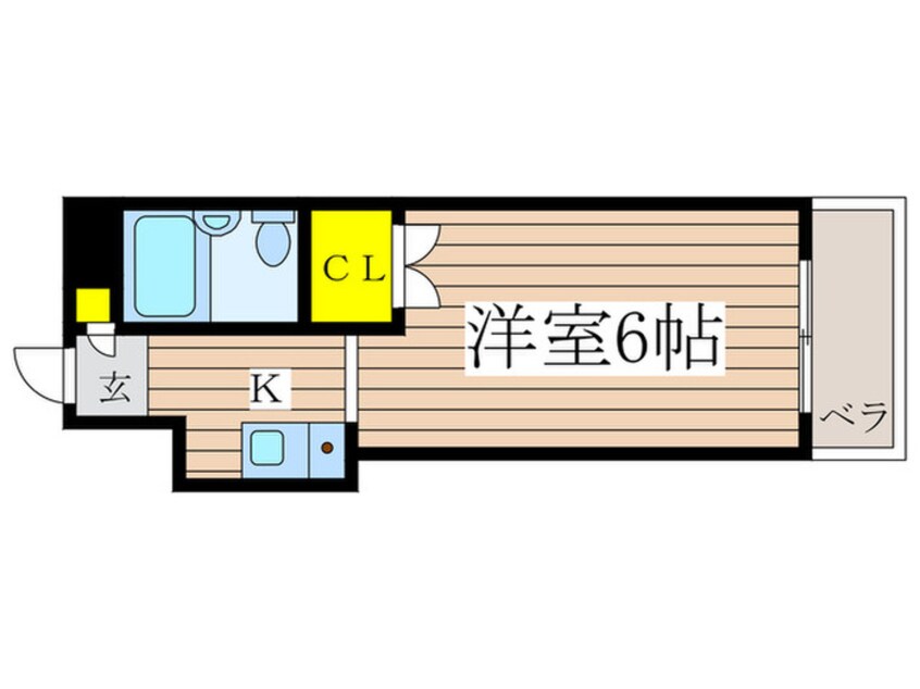 間取図 パールマンションⅡ東伏見