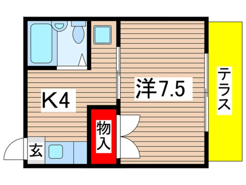 間取図 コ－ポエルパソ