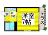 ハイム西船橋Ａ 1Kの間取り