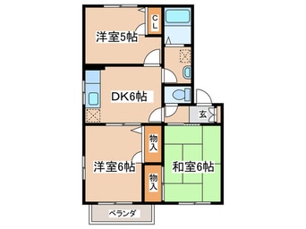 間取図 ルミエ－ルＣ