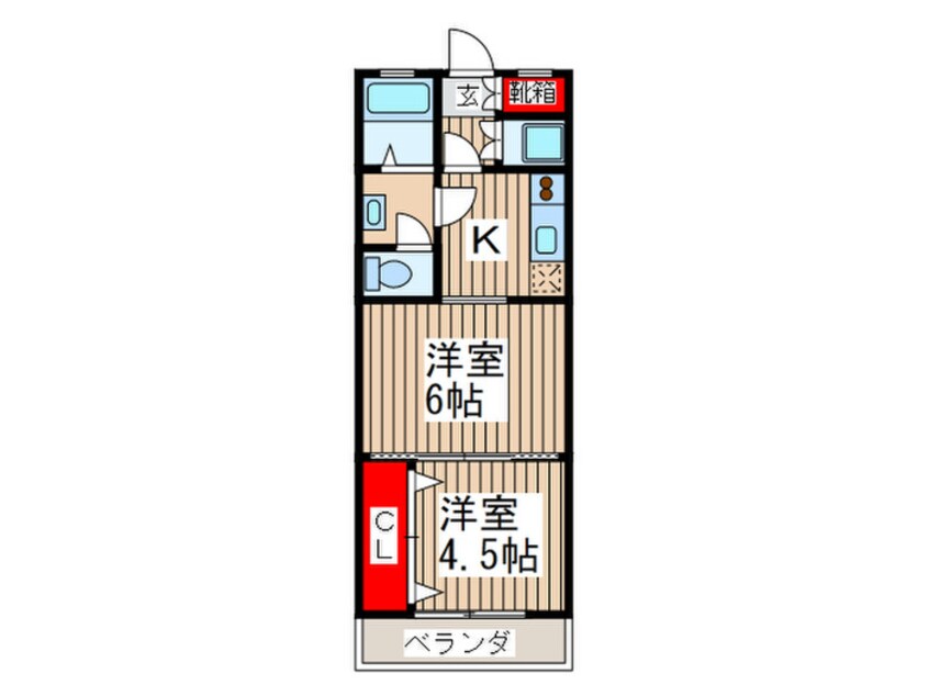 間取図 オキナマンション