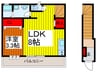 passero java 1LDKの間取り