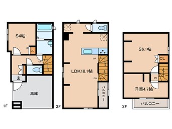 間取図 Kolet昭島中神町