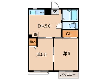 間取図 コ－ポロビン