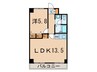 ア－ツ白金 1LDKの間取り