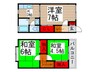 木村シティテラスＢ棟 3Kの間取り