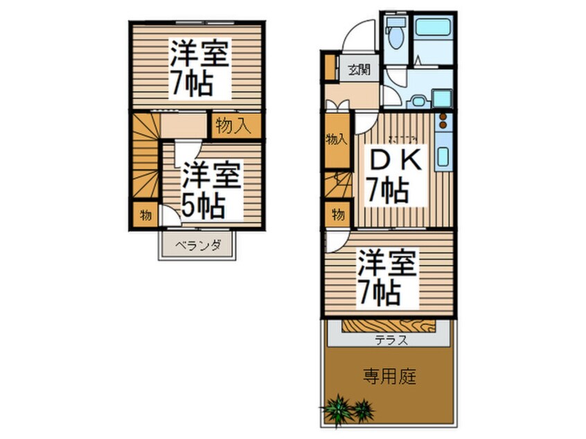 間取図 サンハイツ