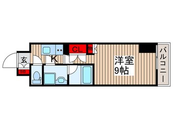 間取図 ｱﾙﾃｶｰｻｱﾘﾋﾞｴ東京ｲｰｽﾄ（411）