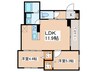 Asset-Court　武蔵台 2LDKの間取り