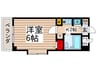 ハウス幕張 1Kの間取り
