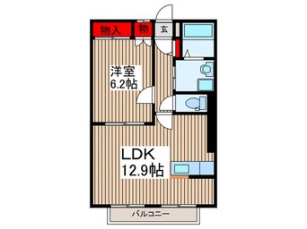 間取図 コンフォ－ト征矢町