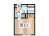 仮）横浜市旭区笹野台1丁目計画 1Kの間取り