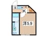 仮）横浜市旭区笹野台1丁目計画 1Kの間取り