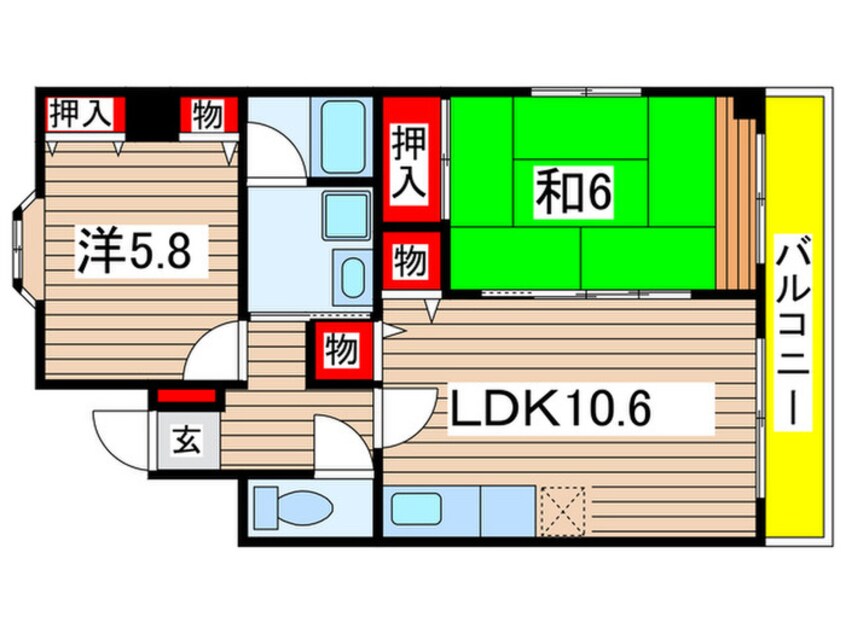 間取図 グランドウインズⅣ