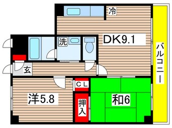 間取図 グランドウインズⅣ