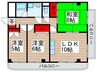 ツインヴィラ八柱Ⅱ 3LDKの間取り