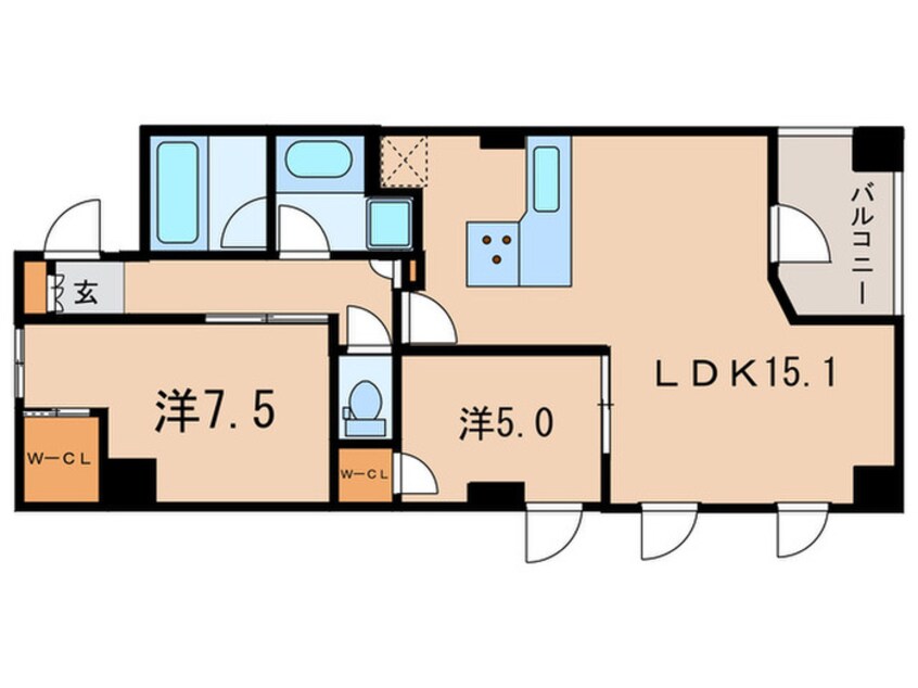 間取図 ﾚｼﾞﾃﾞｨｱﾀﾜｰ上池袋（ﾀﾜｰ棟）