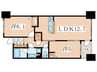 ﾚｼﾞﾃﾞｨｱﾀﾜｰ上池袋（ﾀﾜｰ棟） 2LDKの間取り