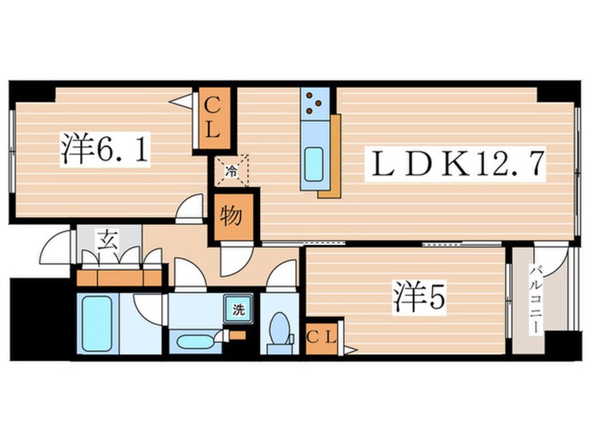 間取図 ﾚｼﾞﾃﾞｨｱﾀﾜｰ上池袋（ﾀﾜｰ棟）