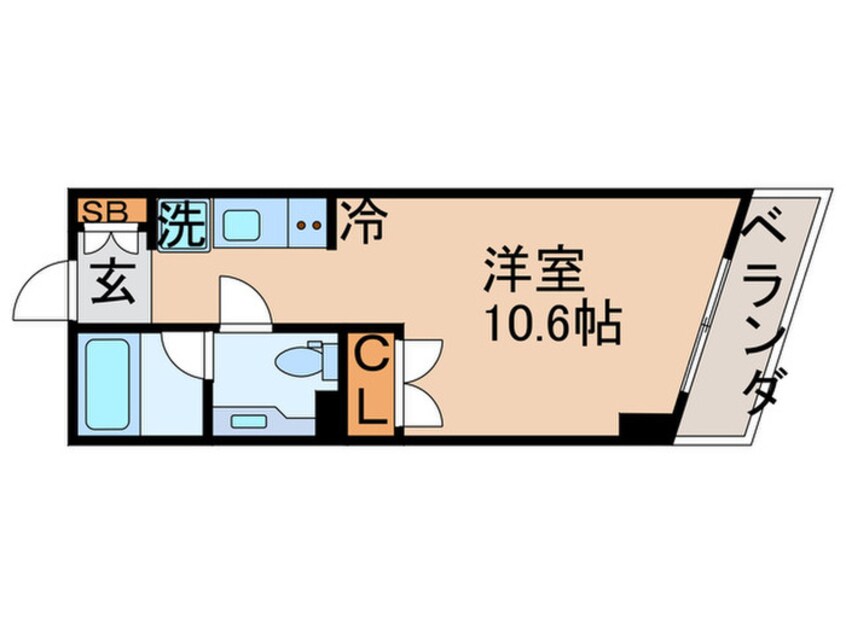 間取図 パ－クアクシス銀座イ－スト