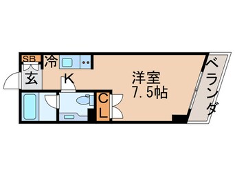 間取図 パ－クアクシス銀座イ－スト