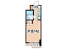 CASA ROSA 聖蹟 1Rの間取り