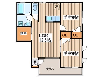 間取図 フォレ・カルティエ