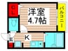 ソイ・メゾン梅田 1Kの間取り