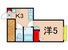 ヴィラＴＡＩＳＥＩ 1Kの間取り