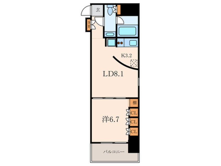 間取図 コンフォリア西麻布