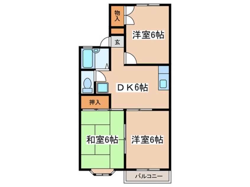 間取図 エドワ－ドタウン