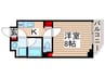 CREVISTA梅島 1Kの間取り