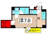CREVISTA梅島 1Kの間取り