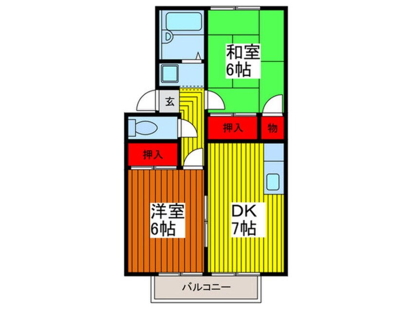 間取図 ベルベデ－レ